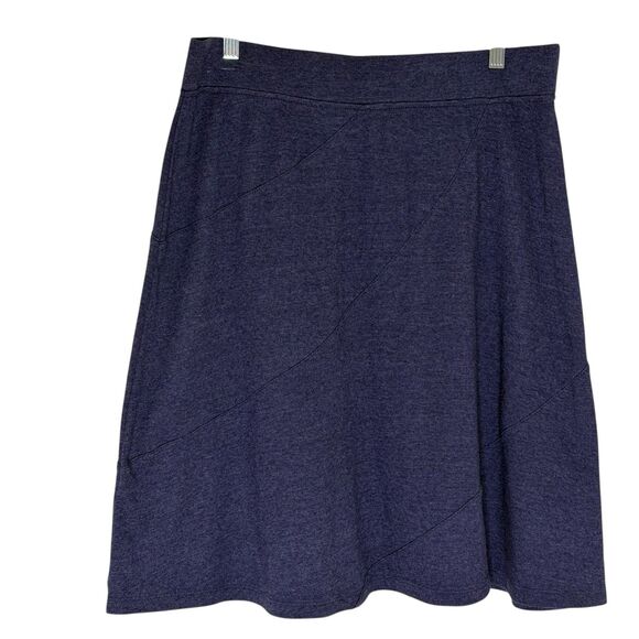 Indigo Fleece Sweatshirt Skirt A Line Pull On Blue XL - Picture 1 of 5